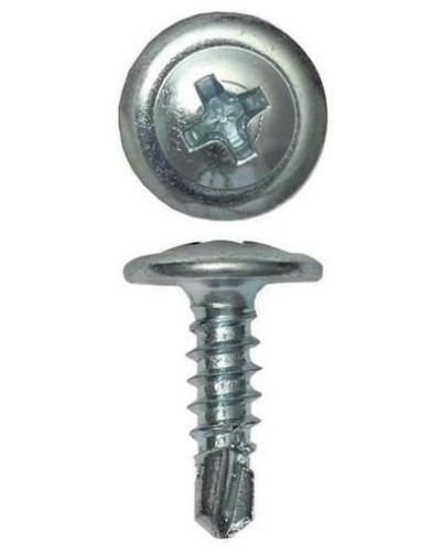Саморез с пресс-шайбой 4.2х19 со сверлом (200 шт) (CM274019). Саморез с пресс-шайбой. ДКС в Назрани