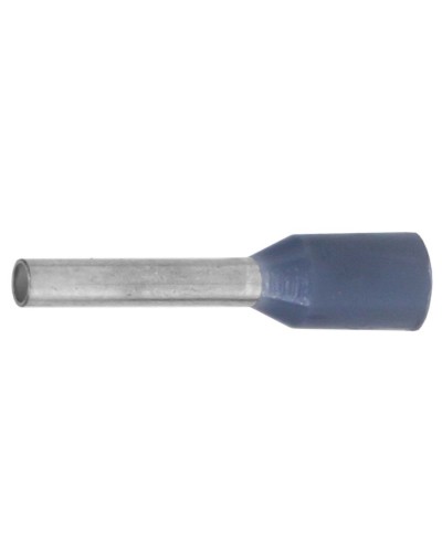 Наконечник-гильза НШВИ 0.75-06, серый (100 шт) (IF0.75-06GR). Наконечник-гильза с изолированным фланцем. ДКС в Назрани