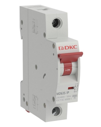 YON max MD63S 1P 6А 4,5кА C (MD63S-1PC6). Автоматический выключатель. ДКС в Назрани