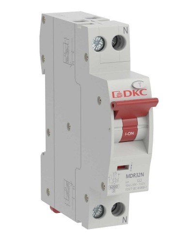 YON max MDR, 1P+N, 10mA, 6A, 6kA, А (MDR32N-1N1C6-A). Компактный автоматический выключатель дифференциального тока. ДКС в Назрани