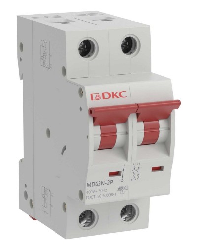 YON max MD63N 2P 63А 6кА C (MD63N-2PC63). Автоматический выключатель. ДКС в Назрани