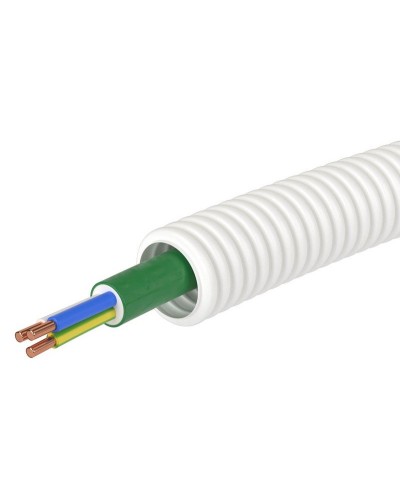 Труба ПЛЛ D20 + ППГнг(А)-HF 3х1,5 (ГОСТ+) (8L82050HF). Гофрошланг с кабелем. ДКС в Назрани
