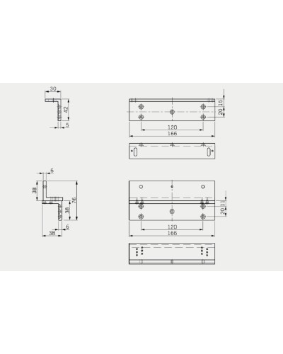 L+Z кронштейн для EMC 1200 ALH. L+Z кронштейн для EMC 1200 ALH. dormakaba в Назрани