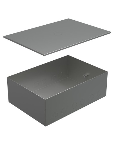 Коробка металлическая с крышкой для заливки в пол BOX/6-8 (70161): Коробка металлическая с крышкой для заливки в пол 249,6х167,6х75мм, для люков 70062, 70082 в Назрани