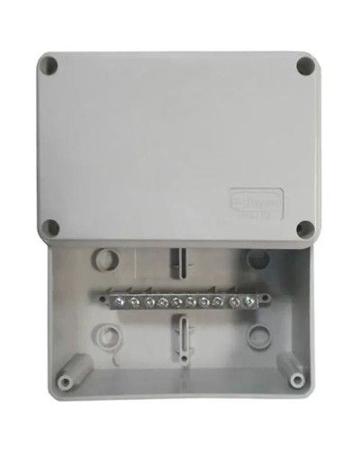 Коробка (КУП) JBS100 100х100х55, 6 вых, IP55 (44007KP): Коробка уравнивания потенциалов (КУП), 6х9мм, 8 зажимов в Назрани
