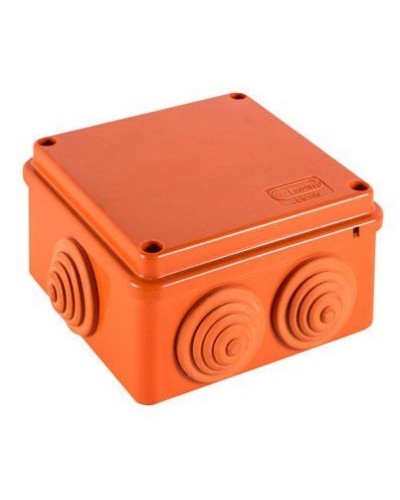 Коробка JBS100 100х100х55, 6 вых., 9P, (0,15-2,5мм²) (43417HF). Коробка монтажная, огнестойкая, без галогена. Экопласт в Назрани