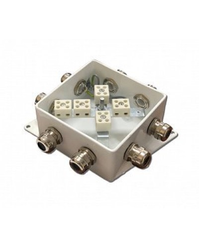 КМ-О (10к*10,0)-IP66-120х120, три ввода: Коробка монтажная огнестойкая в Назрани