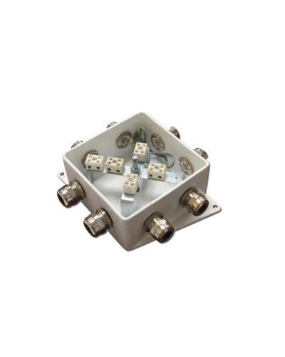 КМ-О (10к)-IP66-120х120, шесть вводов: Коробка монтажная огнестойкая в Назрани