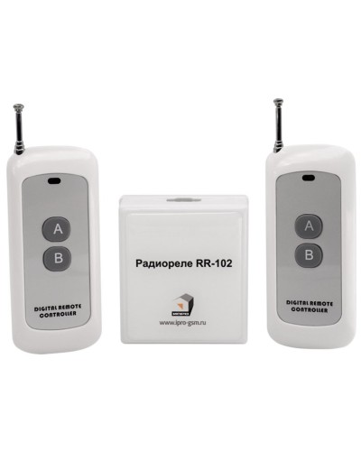 RR-102 + 2 пульта, 250-950 метров, питание 12В. Комплект радиореле. ИПРо в Назрани