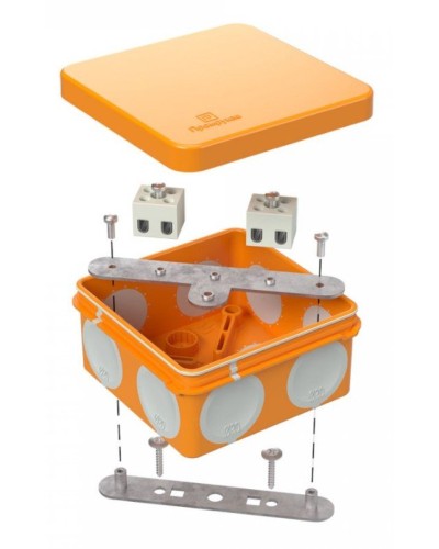 Коробка огнестойкая 80х80х40 (60-0210-FR2.5-4). Коробка огнестойкая для открытой установки. Промрукав в Назрани