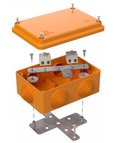 Коробка огнестойкая 120х80х50 (40-0340-FR1.5-4). Коробка огнестойкая для открытой установки. Промрукав в Назрани