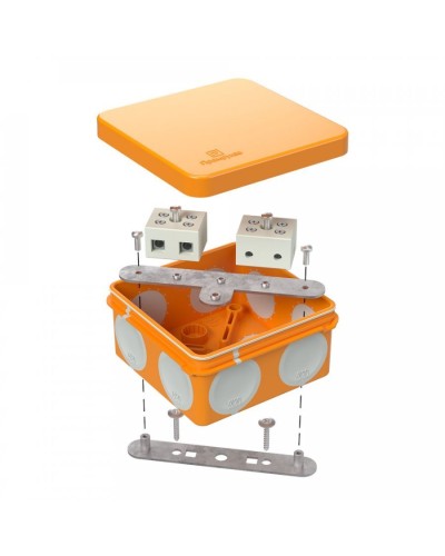 Коробка огнестойкая 80х80х40 (60-0210-FR10.0-4). Коробка огнестойкая для открытой установки. Промрукав в Назрани