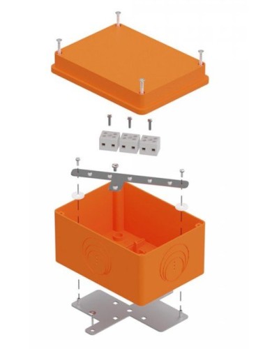 Коробка огнестойкая 150х110х90 E15-E120 для о/п (40-0351-FR1.5-6). Коробка огнестойкая для открытой установки. Промрукав в Назрани