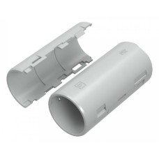 Муфта разборная D32 атмосферостойкая серая (PR13.0432). Муфта разборная. Промрукав