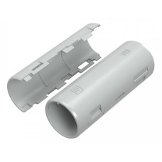 Муфта разборная D25 атмосферостойкая серая (PR13.0431). Муфта разборная. Промрукав
