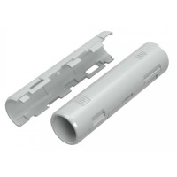 Муфта разборная D16 атмосферостойкая серая (PR13.0429). Муфта разборная. Промрукав
