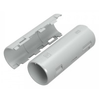 Муфта разборная D25 атмосферостойкая серая (PR13.0411). Муфта разборная. Промрукав