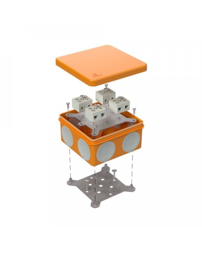 Коробка огнестойкая 100х100х50 (60-0300-FR10.0-8). Коробка огнестойкая для открытой установки. Промрукав в Назрани