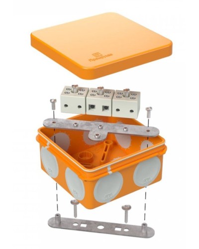 Коробка огнестойкая 60-0210-FR6.0-6 Е15-Е120 80х80х40. Коробка огнестойкая для открытой установки. Промрукав в Назрани