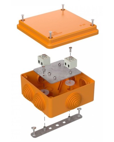 Коробка огнестойкая 100х100х50 (40-0300-FR1.5-4). Коробка огнестойкая для открытой установки. Промрукав в Назрани