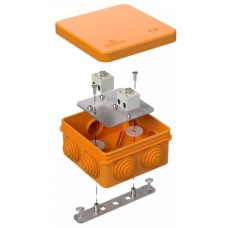 Коробка огнестойкая 80х80х40 (40-0210-FR2.5-4). Коробка огнестойкая для открытой установки. Промрукав