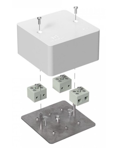 Коробка огнестойкая 103х103х45 (40-0470-FR2.5-6). Коробка огнестойкая для открытой установки. Промрукав в Назрани
