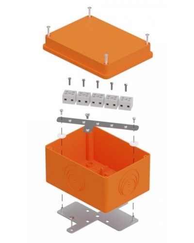 Коробка огнестойкая 150х110х90 E15-E120 для о/п (40-0351-FR2.5-10). Коробка огнестойкая для открытой установки. Промрукав в Назрани