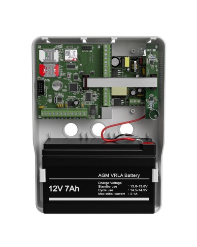 Mega v.5 LTE в корпусе (под АКБ 1,2-7 Ач с БРП 12V 2,5А). Панель охранная радиоканальная. Ритм в Назрани