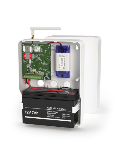 Контакт GSM-14А v.3 (в корпусе под АКБ 1,2-7 Ач с БРП 12V 1А). Панель охранная радиоканальная. Ритм в Назрани