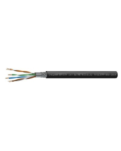 СПЕЦЛАН SF/UTP Cat 5e PE 1х2х0,52. Кабель «витая пара» (LAN) для структурированных систем связи. Спецкабель в Назрани