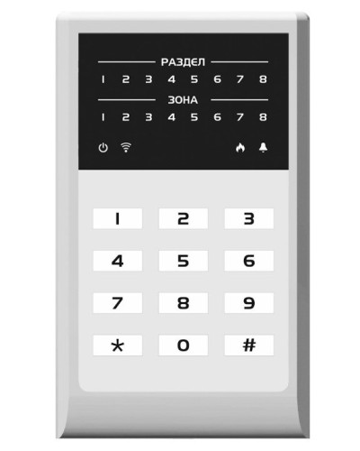 МИРАЖ-КД-04 (grey). Кнопочная кодовая панель. Стелс НПП в Назрани
